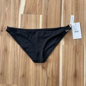 Everyday Black Bikini Bottom - Sleek Low-Rise Swim Brief